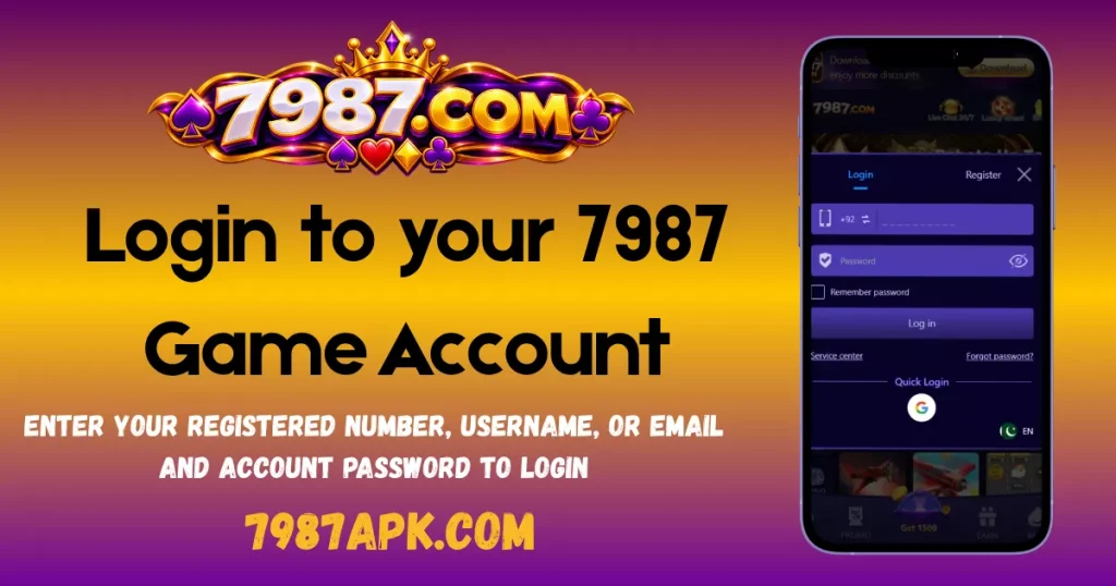 7987 Game account login system in 2026